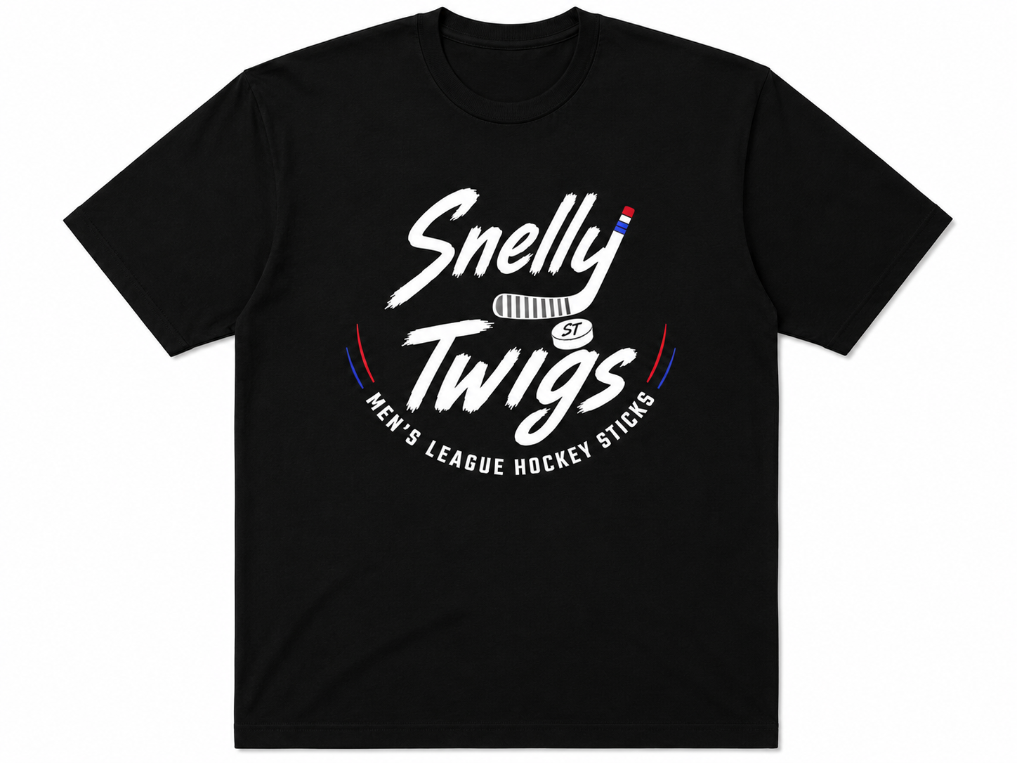 Black Snelly Twigs T-Shirt