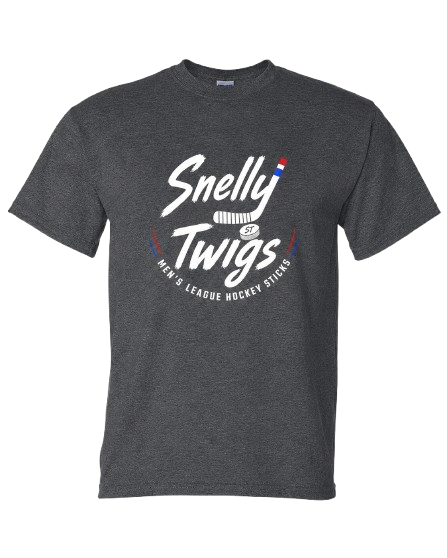 Dark Heather Gray Snelly Twigs T-Shirt